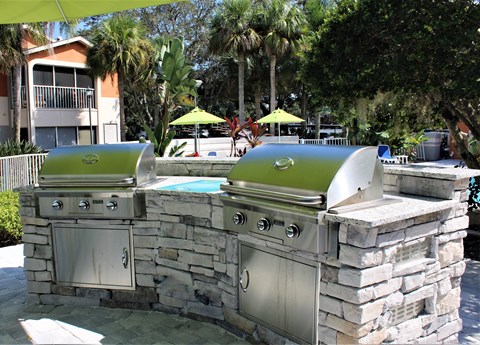 Grill Stations at Malabar Lakes in Palm Bay, FL